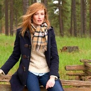 Cashmere Check Scarf